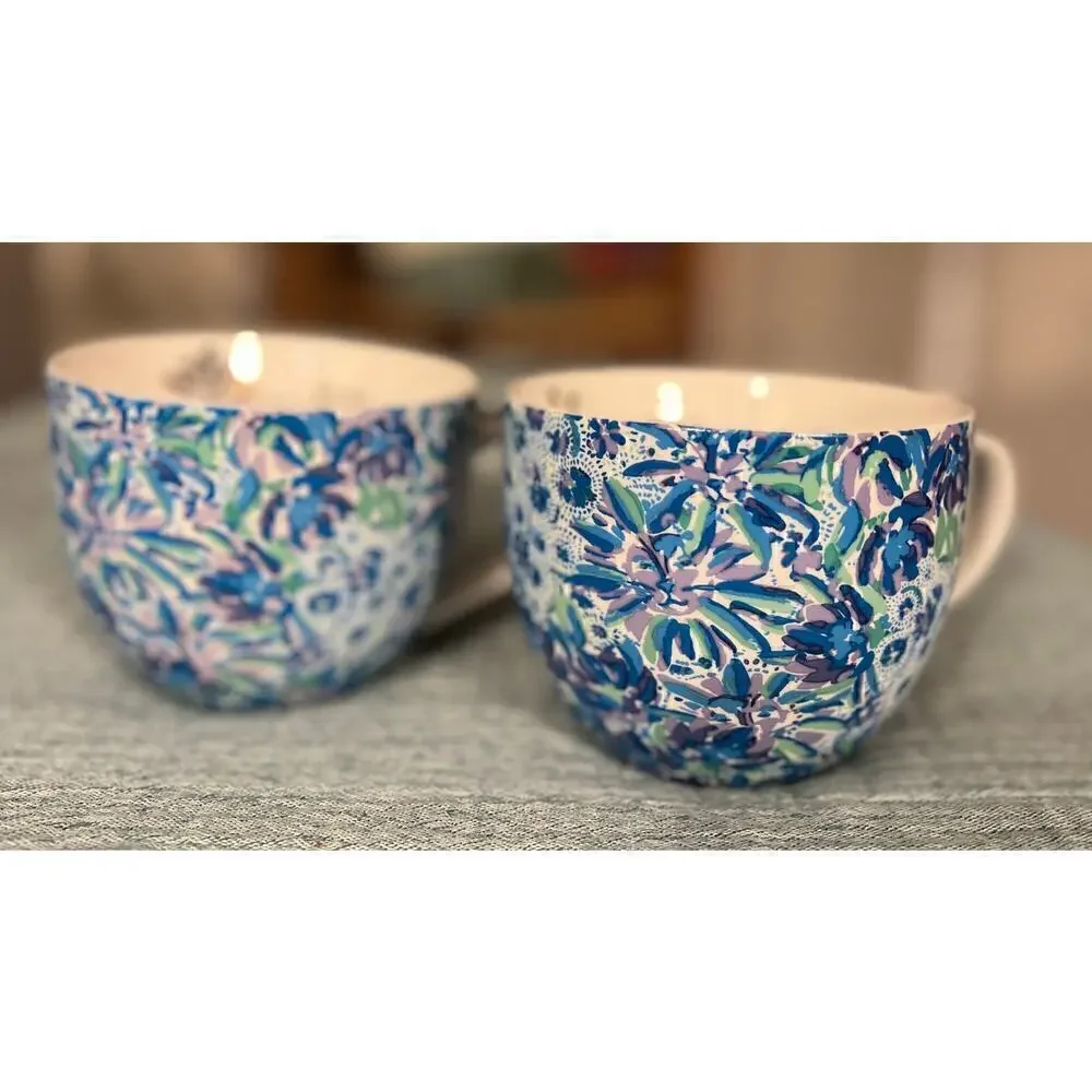 Lilly Pulitzer Coffee/Tea Mugs Set of Two